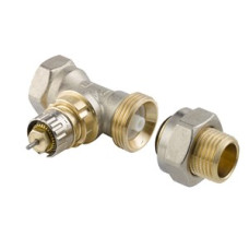 013G1014 Regulated (Preset) Thermostatic Valve Body RA-N 15 DN15, Regulating, Standard straight type