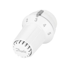 013G5016 RAS-C Liquid sensor, Upper and lower temperatures can be limited, Adjustable between 8-28°C, Plug-in click connection, Valve with White Liquid and Gas Sensor Thermostat