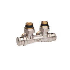013G7871 RLV-KDV DN15 Dynamic compact return valve, ½" Radiator connection, Right corner