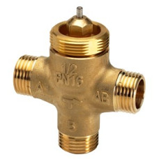065Z2084 VZL3 PN16 DN15 Kvs:1,6 external thread brass 3-way valve body (Zone Control, Fan-Coil)