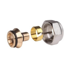 013G4162 Connector for 17x2 Pex Pipe 10 bar, 95 °C, Internal thread, G ¾", conforming to DIN 16892 and 16893