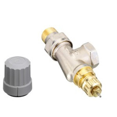 013G0143 Non-Regulated (Non-Preset) Thermostatic Valve Body RA-FN 15 UK DN15, Standard horizontal corner type