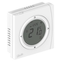087N7931 TP 5001 B LCD screen programmable room thermostat, 5-35°C, Battery powered, Voltage independent control