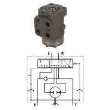 HKU 100/7 1/2" Transmission Volume cc/Rev: 99 Closed Center Load Reactionless Power Steering Computer