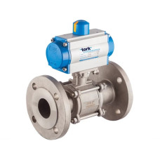 PAV 905F.100 DA DN100 PN16 Stainless Steel Double Acting Pneumatic Actuated Ball Valve PAV 905F.100 DA DN100 PN16 Stainless Steel Double Acting Pneumatic Actuated Ball Valve