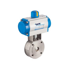 PAV 909.100 DA DN100 4” Double Acting Pneumatic Actuated Monoblock Stainless Steel Ball Valve