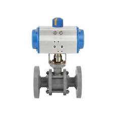 PAV 907F.100 DA DN100 Double Acting Pneumatic Actuated Valve