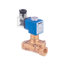 S2013.02 3/8” Bar: 0.5-6 STEAM SOLENOID VALVE
(2/2 WAY / NC - With Cooling Unit) S2013.02 3/8” Bar: 0.5-6 STEAM SOLENOID VALVE
(2/2 WAY / NC - With Cooling Unit)