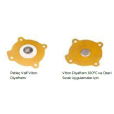 DYF32PA034100-ET 3/4” - 1” Old (No PTFE Gasket) PULSE VALVE DIAPHRAGM - VITON